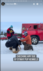 Vet Check - StinkyPup Kennel - Yukon Quest 100 -2022