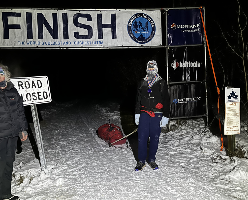 Greg at the Montane finish